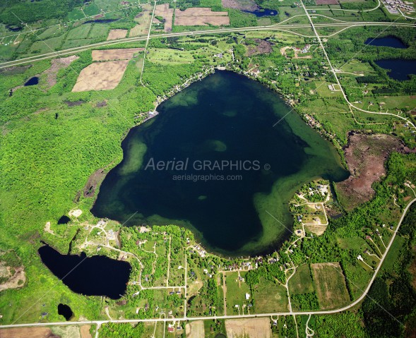 Nepessing Lake in Lapeer County, Michigan